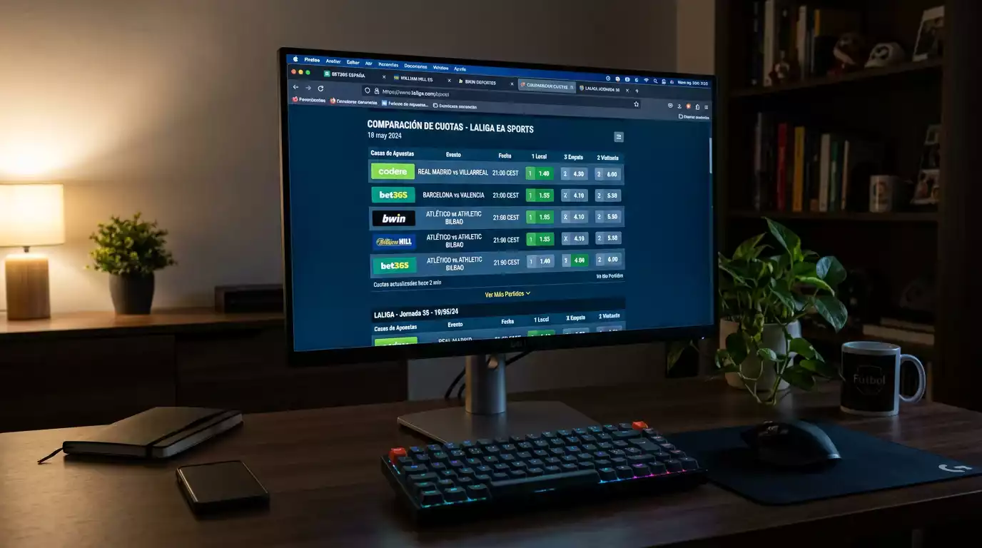 Surebets con arbitraje entre casas de apuestas y calculadora